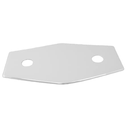Westbrass Remodel Cover Plate for Bathtub and Shower Valves, Powder Coat White D504-50